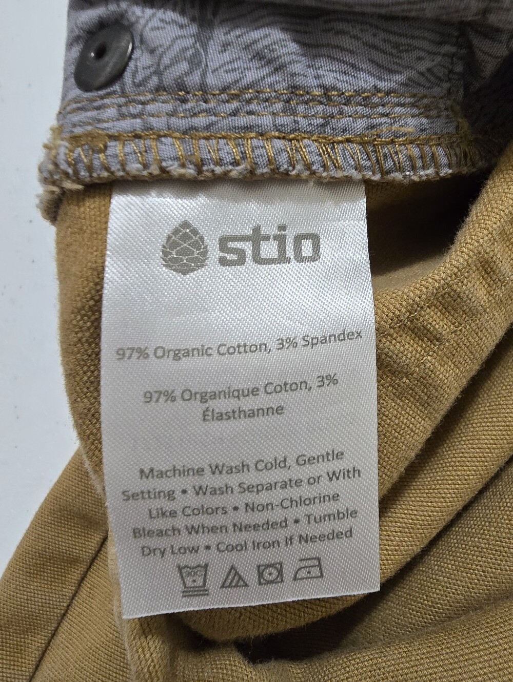 Stio 24/25 Men's Rivet Canvas Pant Barren Brutte Tan 35X30 Outdoor Cabincore - Picture 10 of 12